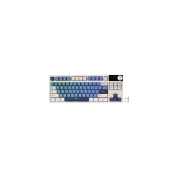 ROYAL KLUDGE RK S85 Horizon Blue Gaming Keyboard Beige switch