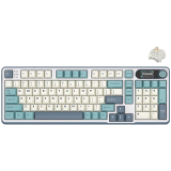ROYAL KLUDGE RK-S98 Light Cloud Gaming Keyboard Beige switch