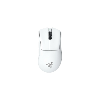 RAZER Mysz Gamingowa DeathAdder V3 Pro, White Edition, Ergonomic Bezprzewodowa
