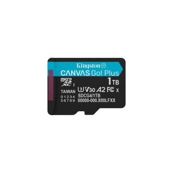 KINGSTON 1TB microSDXC Canvas Go Plus Gen4 200R A2 U3 w/o ADP