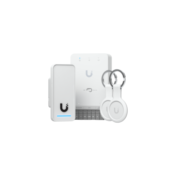 Ubiquity UA-G3-SK all-in-one kit for UniFi Access, designed to manage a single door with one reader. Supports seamless setup and Apple Touch Pass for