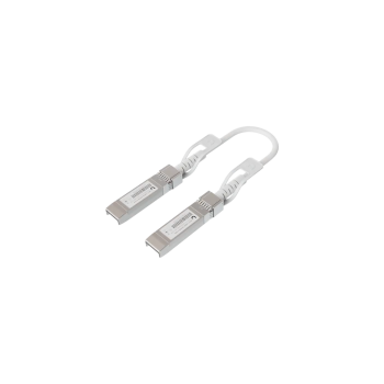 Ubiquiti UACC-Uplink-SFP28-3M Direct attach cable with auto link optimization for seamless 1G SFP, 10G SFP+, and 25G SFP28 interconnects between UniFi