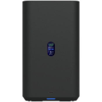 UBIQUITI UniFi UNAS-2-B-UK Network Attached Storage with (2) 3.5inch HDD bays, 2.5 GbE networking, USB-C connectivity, and an included PoE++ adapter,