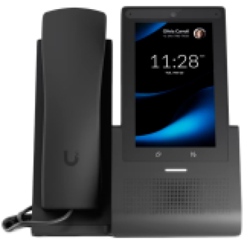 Ubiquiti UniFi UTP-G3-Touch-Pro desktop smartphone for UniFi Talk, featuring a 5inch touch display and seamless integration with UniFi applications