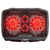 Rampage AD-RX34 Podstawka chłodząca pod laptop 12,1-17'' regulowana czarna