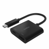 Belkin Adapter USB-C na HDMI i USB-C 60W, czarny