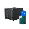 Synology DS425+ /8T | 4-zatokowy serwer NAS w zestawie z dyskami o łącznej pojemności 8TB, Tower