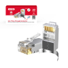 Unitek Wtyk modularny Pass-Through RJ45 Cat. 7, 50szt.