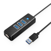 Orico Hub USB-A, RJ45 Ethernet 2,5Gbps, 3x USB-A, czarny Orico Hub USB-A, RJ45 Ethernet 2,5Gbps, 3x USB-A, czarny