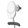 Belkin Ładowarka samochodowa, magnetyczna, Qi2.0, 15W, szara