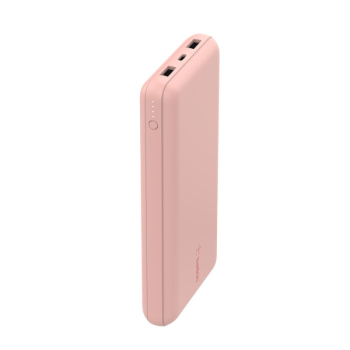 Belkin Powerbank 20 000 mAh, 2x USB-A, USB-C 15W, różowy