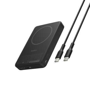 Belkin BoostCharge Powerbank 10000 mAh, magnetyczny 15 W, USB-C 30 W, czarny Belkin BoostCharge Powerbank 10000 mAh, magnetyczny 15 W, USB-C 30 W, czarny