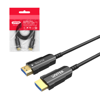 Unitek Kabel optyczny HDMI 2.0 AOC 4K 60Hz 30 m