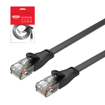 Unitek kabel Ethernet RJ-45 LAN, patchcord cat.6 UTP (8P8C), przewód sieciowy 2m, płaski