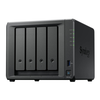 Synology DP340 | 4-zatokowy serwer ActiveProtect, AMD Ryzen, 16GB RAM, 1x 1GbE 1x 10GbE RJ-45, Tower