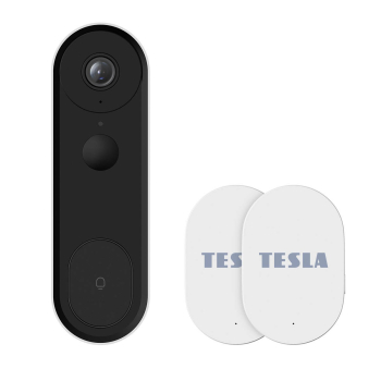 TESLA SecureQ DB5 Inteligentny dzwonek do drzwi z kamerą 2K, Wi-Fi, detekcją osób i paczek
