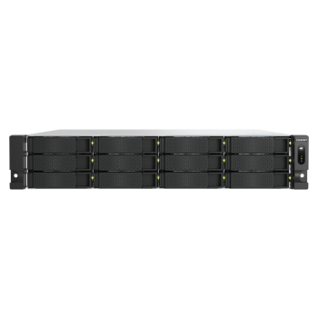 QNAP TS-h1277AXU-RP-R5-16G | 12-zatokowy serwer NAS, AMD Ryzen, 16GB RAM, 2x 10Gb Base-T, RP, RACK