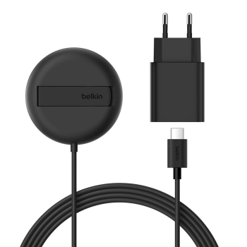 Belkin Ładowarka magnetyczna, Qi2 15W, rozkładana, zasilacz 20W, czarna Belkin Ładowarka magnetyczna, Qi2 15W, rozkładana, zasilacz 20W, czarna