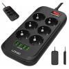 Listwa zasilająca LDNIO SE6403 6 Gniazd + 4x USB Przedłużacz
