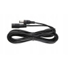 Przedłużacz DC 5.0m dwużyłowy 2x0.5mm2 w oplocie wtyk/gniazdo 2.1x5.5 mm