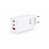 Ładowarka sieciowa Voltage GaN Charger 67W PD 3.0 QC 3.0 USB-A 2x USB-C biała