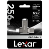Pendrive Lexar Dual Drive D400 256GB USB-C/A 3.1 130MB/s