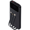 Powerbank Rivacase 10000mAh 22.5W PD 2x USB-C 1x USB-A VA2211 czarny + kabel USB-C i Lightning