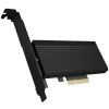 Kontroler IcyBox  Karta PCI na M.2 SSD NVMe IB-PCI208-HS z radiatorem