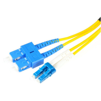 PATCHCORD ŚWIATŁOWODOWY SM SC/UPC-LC/UPC DUPLEX 1m