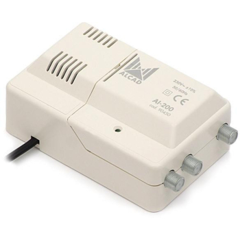 Wzmacniacz Alcad AI-200 VHF-UHF 1we/2wy szerokopasmowy