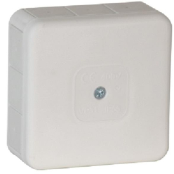 Puszka natynkowa pusta 12 wlotów VIPLAST VP-31 BIAŁA IP55 85x85x37mm 031-01