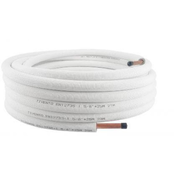 Rura Miedziana w otulinie 3/8 krąg 50 m Tivento Flex