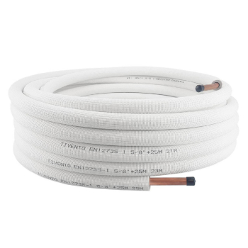 Rura Miedziana w otulinie 1/2 krąg 25 m Tivento Flex