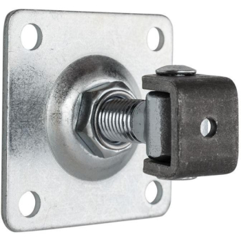 Zawias PSG 61.018 z szyldem 80x80x3mm - gwint M16 (regulowany)