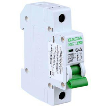 Wyłącznik nadmiarowoprądowy,6kA,C,1-pole,16A GACIA SB6L C 1P 16A