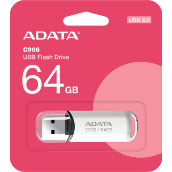 Adata Pendrive C906 64GB USB2.0 biały