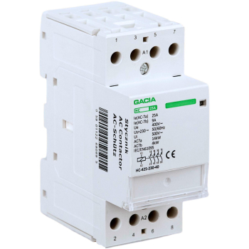 Stycznik modułowy HC 4P/25A, 4NO, 230V GACIA