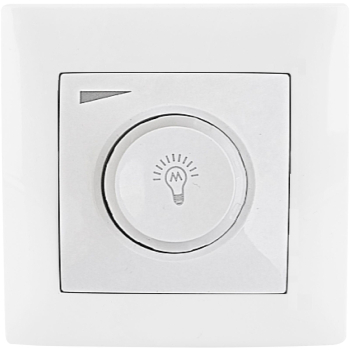 Ściemniacz obrotowy LED  200/600W VCX WESA LC 36A Biały