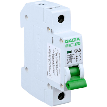 Wyłącznik nadmiarowoprądowy,6kA,B,1-pole,13A GACIA SB6L B 1P 13A