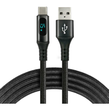 KABEL USB-A / USB-C LCD everActive CBB-2CBL 200cm 3A
