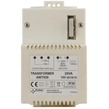 TRANSFORMATOR Pulsar AWT050 TRP 20VA/16V/18V