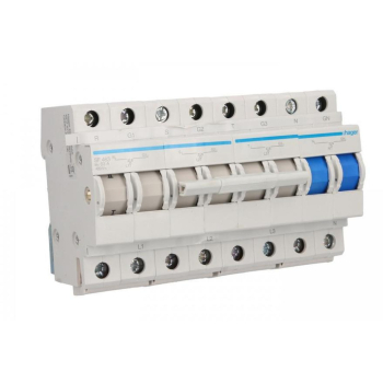 HAGER Modułowy przełącznik zasilania 3P+N I-0-II 63A 400VAC SF463