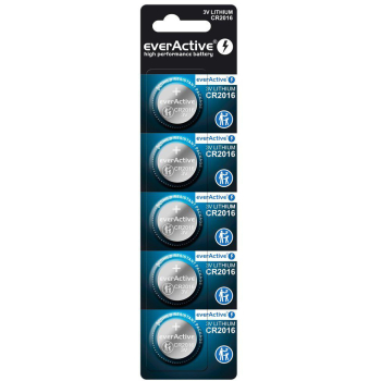 Bateria CR2016 everActive (blister 5 szt.)