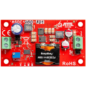 Przetwornica obniżająca napięcie z regulacją 5...24V 200W ATTE ASDC-200-AD1-OF