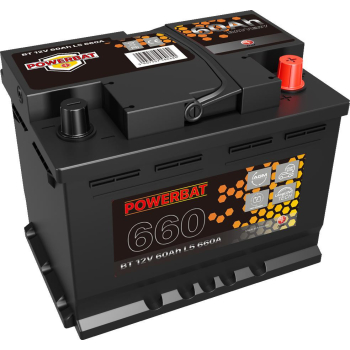 Akumulator AGM samochodowy START-STOP POWERBAT L2 12 V 60 Ah