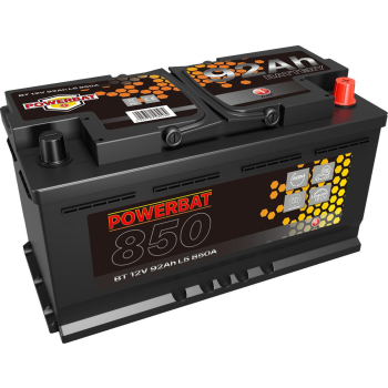 Akumulator AGM samochodowy START-STOP POWERBAT L5 12 V 92 Ah