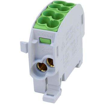 Blok rozdzielczy odgałęźny SCB 25 Al/Cu 80110 SIMBLOCK, zielony 81501005