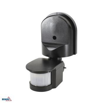 Czujnik ruchu PIR 1200W 180* czarny