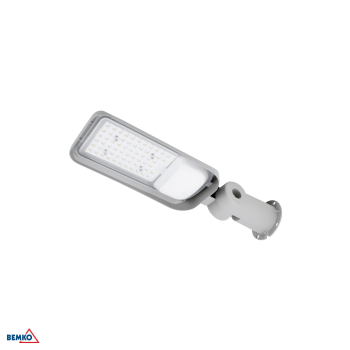 Oprawa uliczna LED BEMKO JAZMIN 50W 4000K 6750LM IP65 JASNOSZARA