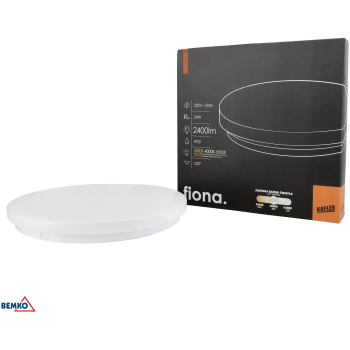 plafoniera LED FIONA 24W 3000/4000/6500K 2400LM IP20 biała